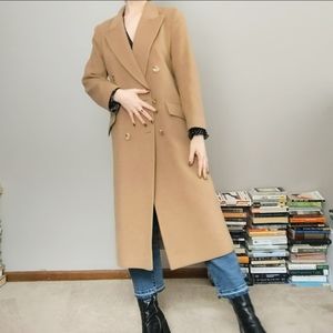 100% camel hair wool coat